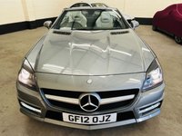 USED 2012 12 MERCEDES-BENZ SLK 1.8 SLK200 BlueEfficiency AMG Sport Convertible 2 Door Petrol G-Tronic+ Euro 5 (s/s) (184 ps) 9 SERVICES TO 34,539 MILES
