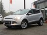 USED 2016 66 FORD KUGA 2.0 TDCi Titanium SUV 5dr Diesel Manual 2WD Euro 6 (s/s) (150 ps) Finished in MOONDUST SILVER METALLIC with contrasting part LEATHER TRIM. This Kuga is a great choice if you like driving. It's one of the most enjoyable, practical and fun family SUV's around. Features include Sat Nav, DAB, Part Leather, Auto Parking, Cruise Control, 17" Alloys, Tinted Windows, B/Tooth and much more. Ford Dealer serviced at 7181 miles, 10190 miles, 17859 miles, 27160 miles, 32887 miles, 40654 miles, 49702 miles and at 58811 miles on 13/9/2024. MOT due 29/9/2025.