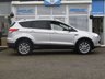 USED 2016 66 FORD KUGA 2.0 TDCi Titanium SUV 5dr Diesel Manual 2WD Euro 6 (s/s) (150 ps) Finished in MOONDUST SILVER METALLIC with contrasting part LEATHER TRIM. This Kuga is a great choice if you like driving. It's one of the most enjoyable, practical and fun family SUV's around. Features include Sat Nav, DAB, Part Leather, Auto Parking, Cruise Control, 17" Alloys, Tinted Windows, B/Tooth and much more. Ford Dealer serviced at 7181 miles, 10190 miles, 17859 miles, 27160 miles, 32887 miles, 40654 miles, 49702 miles and at 58811 miles on 13/9/2024. MOT due 29/9/2025.