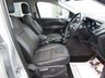 USED 2016 66 FORD KUGA 2.0 TDCi Titanium SUV 5dr Diesel Manual 2WD Euro 6 (s/s) (150 ps) Finished in MOONDUST SILVER METALLIC with contrasting part LEATHER TRIM. This Kuga is a great choice if you like driving. It's one of the most enjoyable, practical and fun family SUV's around. Features include Sat Nav, DAB, Part Leather, Auto Parking, Cruise Control, 17" Alloys, Tinted Windows, B/Tooth and much more. Ford Dealer serviced at 7181 miles, 10190 miles, 17859 miles, 27160 miles, 32887 miles, 40654 miles, 49702 miles and at 58811 miles on 13/9/2024. MOT due 29/9/2025.