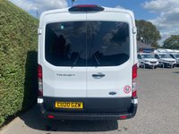 USED 2020 20 FORD TRANSIT  TREND 350 12 SEAT MINIBUS L2 MWB 2.0 ECOBLUE 130BHP ** Hi-Spec Inc Air Con & Low Miles ** One Company Owner, 24000 Miles, High Specification Trend Model, With Air Con, Touchscreen, Apple Car Play / Android Auto, Rear Camera, Electric Windows/ Mirrors & Loads More!
