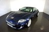 USED 2014 14 JAGUAR XK 5.0 V8 Signature Coupe 2dr Petrol Auto Euro 5 (385 ps)-Superb low mileage example-Finished in Dark Sapphire Metallic-Heated Soft Grain Ivory Leather Upholstery-20 inch alloy wheels-dual climate control-cruise control-Mfsw-Satnav-Dab radio-Bluetooth-Electric memory seats-Reverse camera-Bowers & Wilkins Sound System-Traditional Colour combination. 