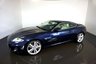 USED 2014 14 JAGUAR XK 5.0 V8 Signature Coupe 2dr Petrol Auto Euro 5 (385 ps)-Superb low mileage example-Finished in Dark Sapphire Metallic-Heated Soft Grain Ivory Leather Upholstery-20 inch alloy wheels-dual climate control-cruise control-Mfsw-Satnav-Dab radio-Bluetooth-Electric memory seats-Reverse camera-Bowers & Wilkins Sound System-Traditional Colour combination. 