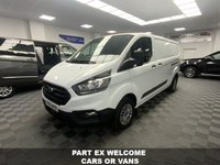 USED 2021 71 FORD TRANSIT CUSTOM 2.0 300 EcoBlue Leader Panel Van LWB Diesel Manual L2 H1 Euro 6 (s/s) (130 ps) LOW MILES PX WELCOME
