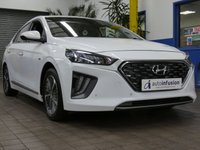 USED 2021 21 HYUNDAI IONIQ 1.6 h-GDi 8.9kWh Premium SE Hatchback 5dr Petrol Plug-in Hybrid DCT Euro 6 (s/s) (141 ps) SAT NAV LEATHER HEATED SEATS REAR VIEW CAMERA CRUISE CONTROL PARKING SENSORS 1 OWNER HYUNDAI WARRANTY TILL MAY 2026