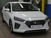 USED 2021 21 HYUNDAI IONIQ 1.6 h-GDi 8.9kWh Premium SE Hatchback 5dr Petrol Plug-in Hybrid DCT Euro 6 (s/s) (141 ps) SAT NAV LEATHER HEATED SEATS REAR VIEW CAMERA CRUISE CONTROL PARKING SENSORS 1 OWNER HYUNDAI WARRANTY TILL MAY 2026