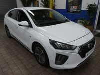 USED 2021 21 HYUNDAI IONIQ 1.6 h-GDi 8.9kWh Premium SE Hatchback 5dr Petrol Plug-in Hybrid DCT Euro 6 (s/s) (141 ps) SAT NAV LEATHER HEATED SEATS REAR VIEW CAMERA CRUISE CONTROL PARKING SENSORS 1 OWNER HYUNDAI WARRANTY TILL MAY 2026