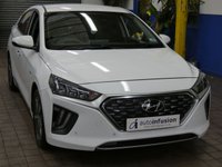 USED 2021 21 HYUNDAI IONIQ 1.6 h-GDi 8.9kWh Premium SE Hatchback 5dr Petrol Plug-in Hybrid DCT Euro 6 (s/s) (141 ps) SAT NAV LEATHER HEATED SEATS REAR VIEW CAMERA CRUISE CONTROL PARKING SENSORS 1 OWNER HYUNDAI WARRANTY TILL MAY 2026