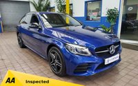 USED 2020 70 MERCEDES-BENZ C-CLASS 2.0 C300e 13.5kWh AMG Line Night Edition (Premium) Estate 5dr Petrol Plug-in Hybrid G-Tronic+ Euro 6 (s/s) (320 ps) SAT NAV HEATED LEATHER REAR VIEW CAMERA CRUISE CONTROL PARKING SENSORS 1 OWNER EXCELLENT SERVICE HISTORY GENUINE MILEAGE