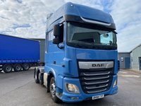 USED 2018 68 DAF XF XF (480 BHP) 6x2 HIGH ROOF DOUBLE SLEEPER. WET KIT EQUIPMENT FITTED 
