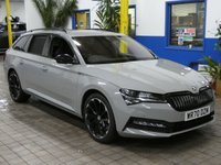 USED 2020 70 SKODA SUPERB 1.4 TSI iV 13kWh SportLine Plus Estate 5dr Petrol Plug-in Hybrid DSG Euro 6 (s/s) (218 ps) EXCELLENT SPEC SAT NAV CANTON SOUND REAR CAMERA VIRTUAL PEDAL 1 OWNER SERVICE HISTORY WARRANTY GENUINE LOW MILEAGE