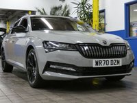 USED 2020 70 SKODA SUPERB 1.4 TSI iV 13kWh SportLine Plus Estate 5dr Petrol Plug-in Hybrid DSG Euro 6 (s/s) (218 ps) EXCELLENT SPEC SAT NAV CANTON SOUND REAR CAMERA VIRTUAL PEDAL 1 OWNER SERVICE HISTORY WARRANTY GENUINE LOW MILEAGE