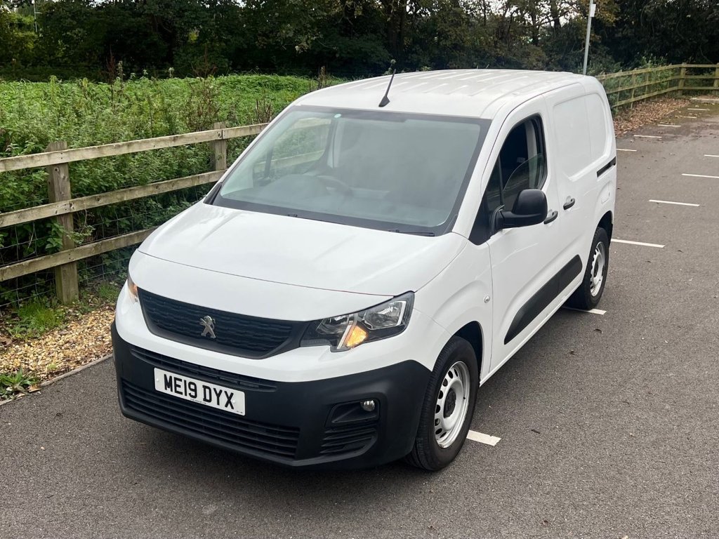 USED 2019 19 PEUGEOT PARTNER 1.6 BlueHDi 1000 Grip Standard Panel Van 5dr Diesel Manual SWB Euro 6 (s/s) (100 bhp) px swap 