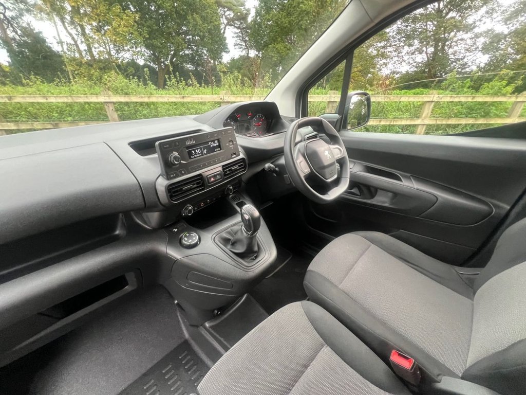 USED 2019 19 PEUGEOT PARTNER 1.6 BlueHDi 1000 Grip Standard Panel Van 5dr Diesel Manual SWB Euro 6 (s/s) (100 bhp) px swap 