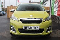 USED 2018 68 PEUGEOT 108 1.0 Collection Hatchback 5dr Petrol 2 Tronic Euro 6 (72 ps) VIEW AND RESERVE ONLINE OR CALL 01527-853940 FOR MORE INFO.