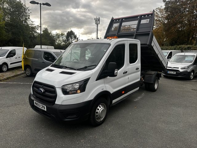 2019 69 Ford Transit 2.0 350 EcoBlue Leader Chassis Double Cab 4dr Diesel Manual RWD L3 Euro 6 (s/s) (130 ps)