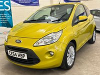 USED 2014 64 FORD KA 1.2 Zetec Hatchback 3 Door Petrol Manual Euro 5 (s/s) (69 ps) &pound;35 TAX 5 SERVICES TO 16,485 MILES