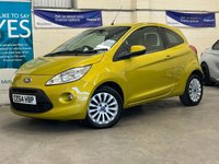 USED 2014 64 FORD KA 1.2 Zetec Hatchback 3 Door Petrol Manual Euro 5 (s/s) (69 ps) &pound;35 TAX 5 SERVICES TO 16,485 MILES