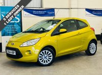 USED 2014 64 FORD KA 1.2 Zetec Hatchback 3 Door Petrol Manual Euro 5 (s/s) (69 ps) &pound;35 TAX 5 SERVICES TO 16,485 MILES
