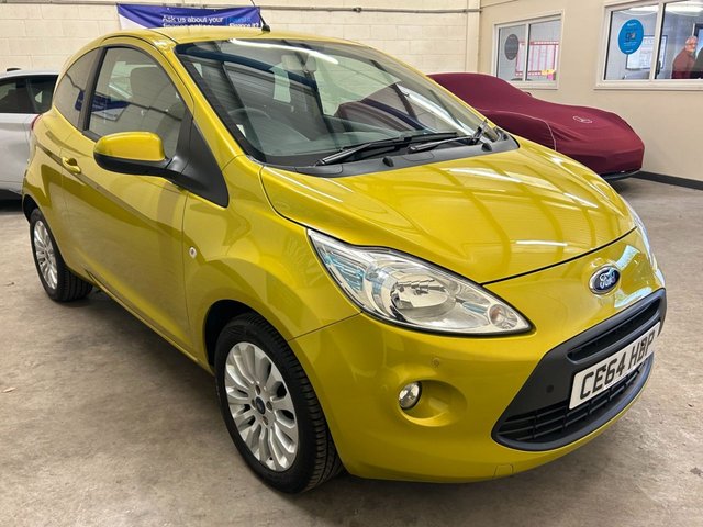 2014 64 Ford Ka 1.2 Zetec Hatchback 3 Door Petrol Manual Euro 5 (s/s) (69 ps)