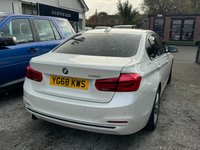 USED 2018 68 BMW 3 SERIES 1.5 318i Sport Saloon 4dr Petrol Manual Euro 6 (s/s) (136 ps) BLACK HEATED LEATHER,