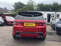 USED 2018 18 LAND ROVER RANGE ROVER SPORT 3.0 SD V6 Autobiography Dynamic SUV 5dr Diesel Auto 4WD Euro 6 (s/s) (306 ps) PANORAMIC ROOF+  REVERSING CAMERA+  PARKING SENSORS+  HEATED/ COOLING SEATS+  REAR PRIVACY GLASS+  FULL LEATHER TRIM+  CRUISE CONTROL+  LINE ASSIST+  DUAL CLIMATE CONTROL+  FRONT AND REAR HEATED WINDOWS+  KEYLESS START+  AUTOMATIC HEADLIGHTS+  DAYTIME RUNNING LIGHTS+  AUTOMATIC WIPERS+  BLUETOOTH+  SAT NAV+  DAB+  ELECTRICALLY ADJUSTED SEATS+  AUTO TAIGATE+  SPARE WHEEL+  360 DEGREE PARKING AID+  MEMORY SEATS+  22 INCH ALLOY WHEELS+  ONE PREVIOUS OWNER+  MAIN DEALER DIGITAL SERVICE HISTORY +