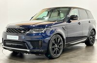 USED 2020 20 LAND ROVER RANGE ROVER SPORT 3.0 SD V6 HSE SUV 5dr Diesel Auto 4WD Euro 6 (s/s) (306 ps) Striking Portofino Blue, Crema Leather, Panoramic Glass Roof, Privacy Glass, Satin Black Alloy Wheels