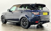 USED 2020 20 LAND ROVER RANGE ROVER SPORT 3.0 SD V6 HSE SUV 5dr Diesel Auto 4WD Euro 6 (s/s) (306 ps) Striking Portofino Blue, Crema Leather, Panoramic Glass Roof, Privacy Glass, Satin Black Alloy Wheels