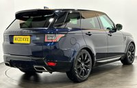 USED 2020 20 LAND ROVER RANGE ROVER SPORT 3.0 SD V6 HSE SUV 5dr Diesel Auto 4WD Euro 6 (s/s) (306 ps) Striking Portofino Blue, Crema Leather, Panoramic Glass Roof, Privacy Glass, Satin Black Alloy Wheels