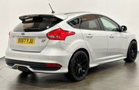 USED 2017 67 FORD FOCUS 2.0T EcoBoost ST-2 Hatchback 5dr Petrol Manual Euro 6 (s/s) (250 ps) Striking Moodust Silver , Part Leather Interior SYNC 3 Navigation,