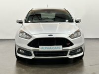 USED 2017 67 FORD FOCUS 2.0T EcoBoost ST-2 Hatchback 5dr Petrol Manual Euro 6 (s/s) (250 ps) Striking Moodust Silver , Part Leather Interior SYNC 3 Navigation,