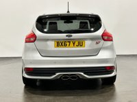 USED 2017 67 FORD FOCUS 2.0T EcoBoost ST-2 Hatchback 5dr Petrol Manual Euro 6 (s/s) (250 ps) Striking Moodust Silver , Part Leather Interior SYNC 3 Navigation,