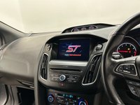 USED 2017 67 FORD FOCUS 2.0T EcoBoost ST-2 Hatchback 5dr Petrol Manual Euro 6 (s/s) (250 ps) Striking Moodust Silver , Part Leather Interior SYNC 3 Navigation,