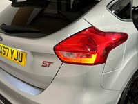 USED 2017 67 FORD FOCUS 2.0T EcoBoost ST-2 Hatchback 5dr Petrol Manual Euro 6 (s/s) (250 ps) Striking Moodust Silver , Part Leather Interior SYNC 3 Navigation,