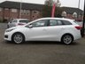 USED 2018 67 KIA CEED 1.6 CRDi 2 Sportswagon 5dr Diesel Manual Euro 6 (s/s) (134 bhp) Finished in FUSION WHITE with Grey Cloth Trim. This mid -size estate is stylish, good looking and offers great value for money. If you're looking for a keenly priced, practical and well-equipped estate car, then this Kia is well worth considering. Features include at Sat Nav, DAB, Rear View Camera, Cruise, Power folding Door mirrors, LED day run lights, B/Tooth and much more. Dealer serviced at 45438 miles, 46619 miles, 57088 miles, 70100 miles and at 83576 miles.