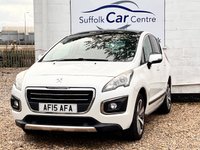 USED 2015 15 PEUGEOT 3008 1.6 HDi Allure SUV 5dr Diesel Manual Euro 5 (115 ps) www.suffolkcarcentre.co.uk - Located at Lowestoft