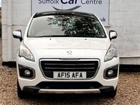 USED 2015 15 PEUGEOT 3008 1.6 HDi Allure SUV 5dr Diesel Manual Euro 5 (115 ps) www.suffolkcarcentre.co.uk - Located at Lowestoft