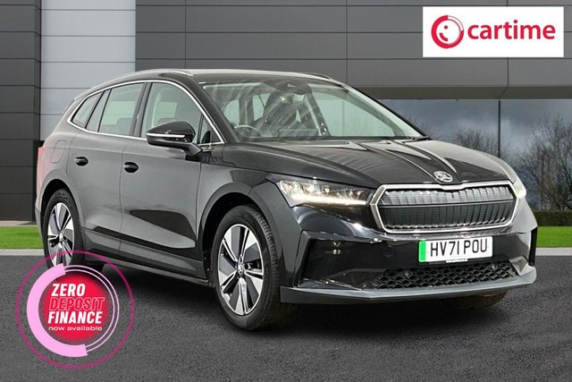 View our Skoda Enyaq IV 80 5d 202 BHP Wireless Smartphone Integration, Satellite Navigation,  Leather Interior, 13in Touchscreen, Bluetooth
