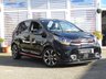USED 2023 23 KIA PICANTO 1.0 DPi GT-Line Hatchback 5dr Petrol AMT Euro 6 (s/s) (66 bhp) Finished in MIDNIGHT BLACK with BLACK LEATHER Trim. This is an excellent Top of the Range small car for the money. High quality and neatly designed interior. Great to drive and cheap to run. Also offers plenty of space for passengers with 5 doors. Features include Apple Play, Very Low Mileage, 1 Owner, Leather Trim, Rear View Camera, Alloys, B/Tooth, Power folding mirrors and much more. Dealer serviced at 1088 miles on 19/6/2024.