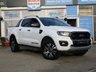 USED 2021 21 FORD RANGER 2.0 EcoBlue Wildtrak Pickup Double Cab 4dr Diesel Auto 4WD Euro 6 (s/s) (213 ps) Finished in FROZEN WHITE with FULL HEATED LEATHER TRIM. This one of the best selling Pick Ups on the market today. Take a look at this today and you will see why so many drivers would love to own a Ford Ranger. Features include Side Steps, Heated Leather, Sat Nav, DAB Radio, Rear Camera, Rear Electric Load Cover, Alloys, B/Tooth and much more. Dealer serviced at 10634 miles, 21365 miles, 35046 miles, 46602 miles, and at 77807 miles on 26/4/2024.
