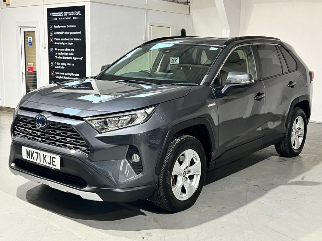 USED 2021 71 TOYOTA RAV4 2.5 VVT-h GPF Icon SUV 5dr Petrol Hybrid CVT Euro 6 (s/s) (218 ps) APPLE PLAY+REAR CAM+ PRIVACY