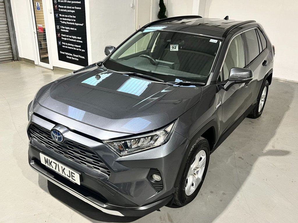 USED 2021 71 TOYOTA RAV4 2.5 VVT-h GPF Icon SUV 5dr Petrol Hybrid CVT Euro 6 (s/s) (218 ps) APPLE PLAY+REAR CAM+ PRIVACY