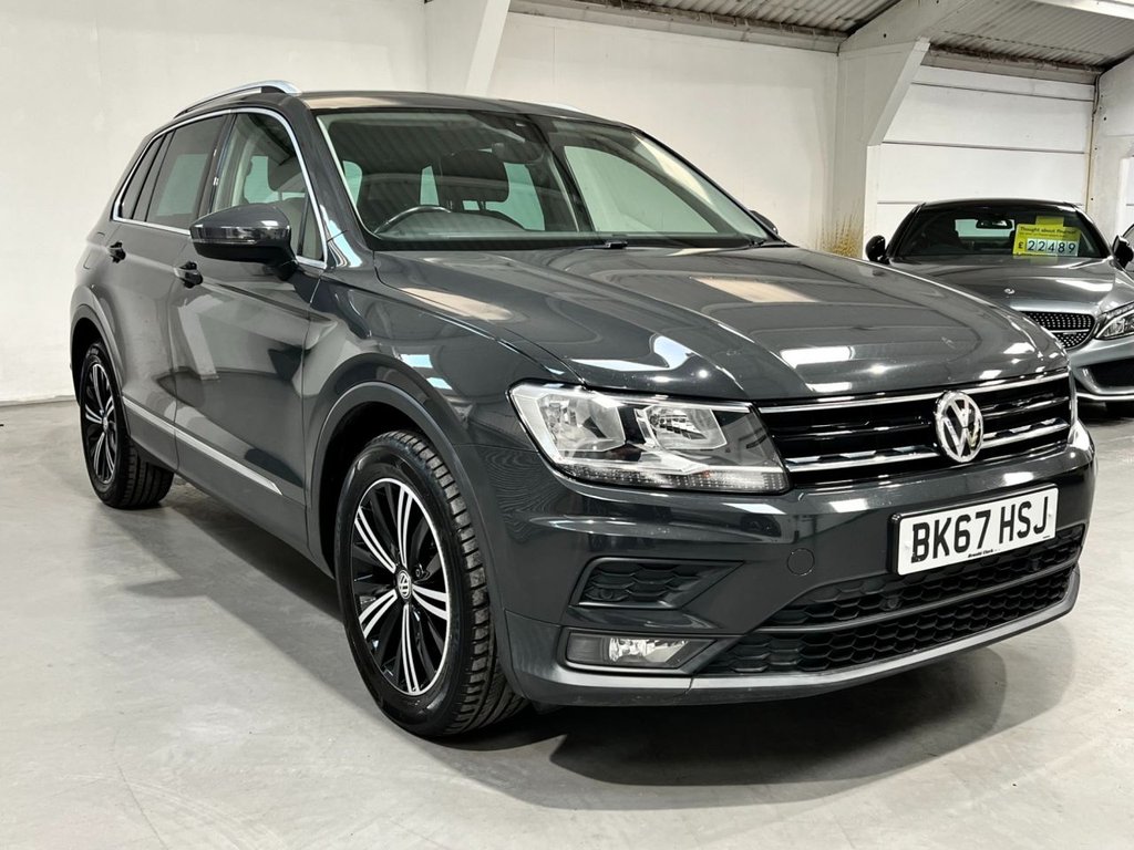 USED 2017 67 VOLKSWAGEN TIGUAN 2.0 TDI SE Navigation SUV 5dr Diesel Manual Euro 6 (s/s) (150 ps) 18"ALLOYS+F/R SENSORS+SAT NAV
