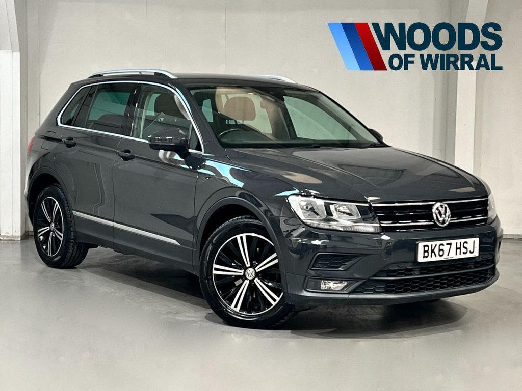 USED 2017 67 VOLKSWAGEN TIGUAN 2.0 TDI SE Navigation SUV 5dr Diesel Manual Euro 6 (s/s) (150 ps) 18"ALLOYS+F/R SENSORS+SAT NAV