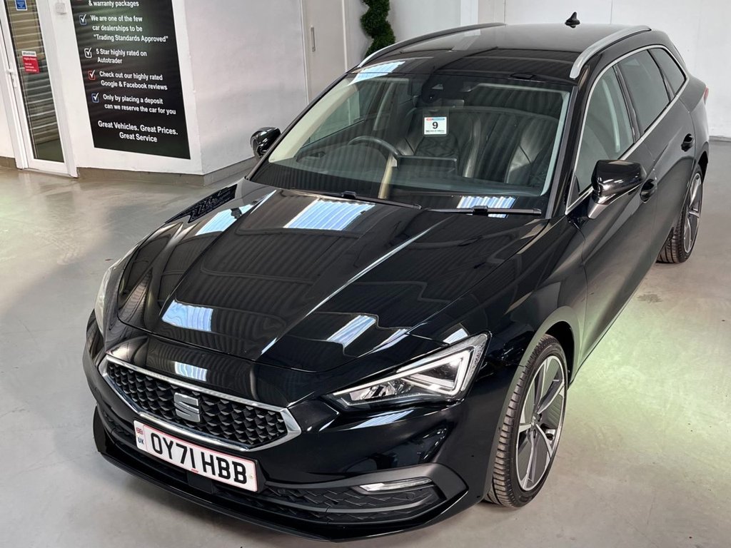 USED 2021 71 SEAT LEON 1.5 eTSI MHEV XCELLENCE Lux Estate 5dr Petrol Hybrid DSG Euro 6 (s/s) (150 ps) 18"ALLOY+HEATED SEATS+CAR PLAY