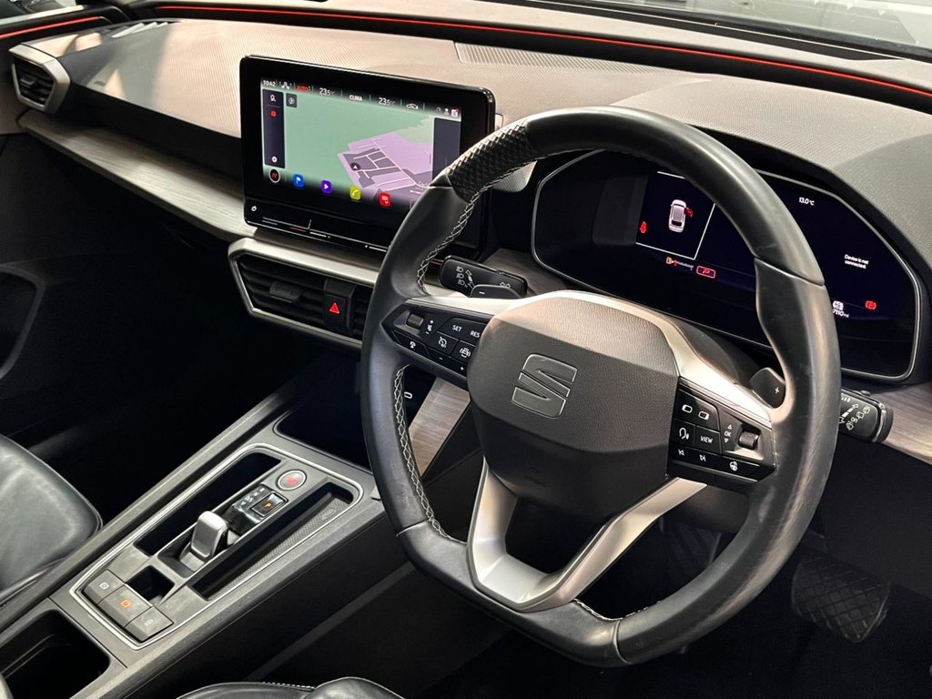 USED 2021 71 SEAT LEON 1.5 eTSI MHEV XCELLENCE Lux Estate 5dr Petrol Hybrid DSG Euro 6 (s/s) (150 ps) 18"ALLOY+HEATED SEATS+CAR PLAY