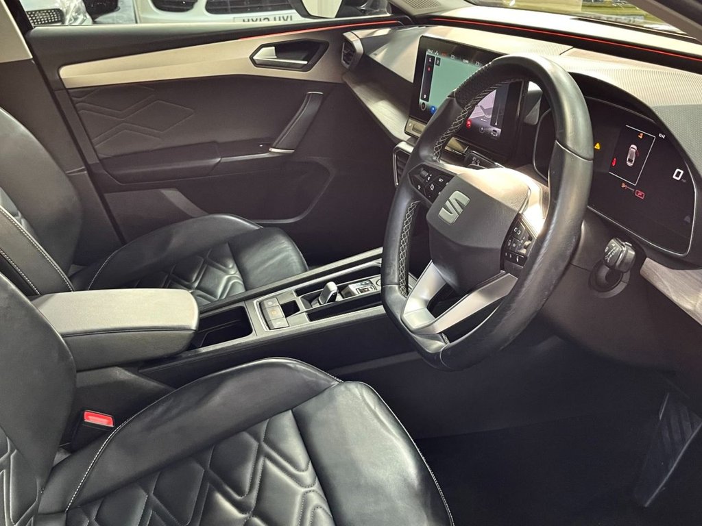 USED 2021 71 SEAT LEON 1.5 eTSI MHEV XCELLENCE Lux Estate 5dr Petrol Hybrid DSG Euro 6 (s/s) (150 ps) 18"ALLOY+HEATED SEATS+CAR PLAY