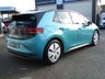 USED 2021 71 VOLKSWAGEN ID.3 Pro Performance 58kWh Life Hatchback 5dr Electric Auto (204 ps) Finished in MAKENA TURQUOISE MET with Grey Cloth Trim. The Volkswagen ID3 is an all-electric hatchback that comes with a sleek design and comfortable cabin. More fun than a crossover, roomy, comfortable, efficient and importantly, it's got character and is very likeable. Features include Sat Nav, Apple Car Play, Heated Seats, DAB Radio, B/Tooth, Park Sensors and much more. Inspection Serviced at 17014 miles.