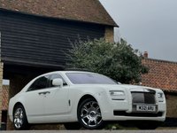 USED 2012 M ROLLS-ROYCE GHOST 6.6 V12 Saloon 4dr Petrol Auto Euro 5 (563 bhp) PANROOF+HUD+REAR THEATRE+FACTORY WHITE