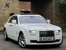 USED 2012 M ROLLS-ROYCE GHOST 6.6 V12 Saloon 4dr Petrol Auto Euro 5 (563 bhp) PANROOF+HUD+REAR THEATRE+FACTORY WHITE